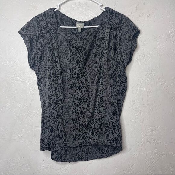 Converse Mauve Purple Blouse Top Size Medium - Picture 2 of 4